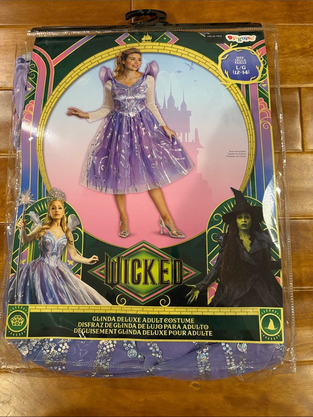 Disguise Purple and Silver Wicked Glinda Costume